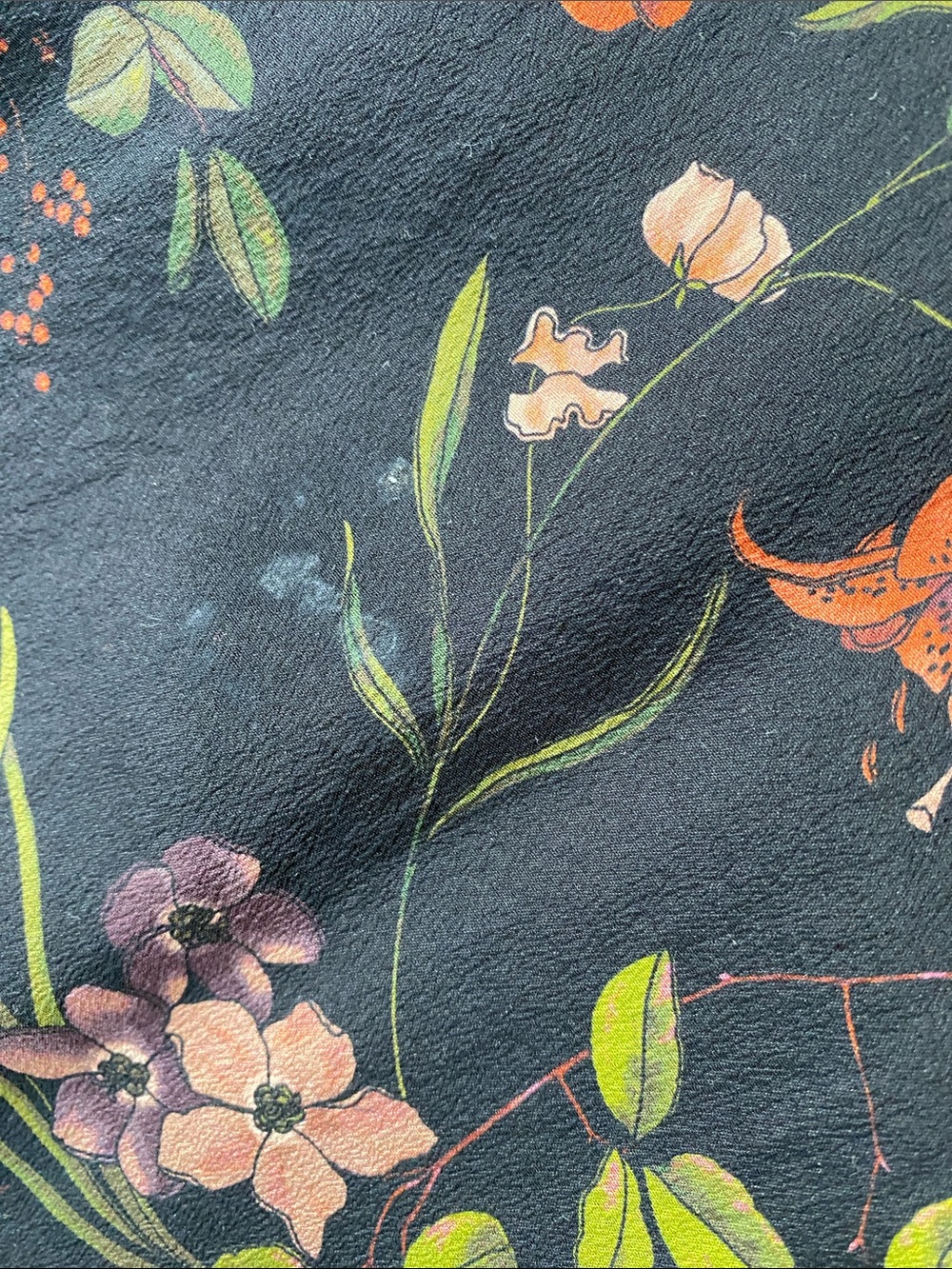 Amour Vert Blaze Washable Silk Skirt in Saint Germain Floral - Picture 8 of 9